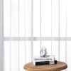Lieson Bedroom Curtains, 2-Piece Set, Semi-Sheer Polyester, Light Gray, 137 x 244 cm view 3