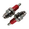 10 L7T Three-Prong Spark Plugs, Red view 1