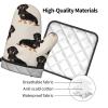 Heat-Resistant Oven Mitt and Pot Holder Set, 2-Piece, Dachshund Print, Non-Slip, Waterproof view 3
