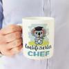 Mugffins Mug with Saying for CHEF – German – Qualified – 11 oz / 330 ml – Original, Funny Employee Gift view 2