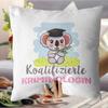 Mugffins 16 x 16 in. Pillow with Insert and German Saying for a Female Criminologist view 3