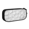 MIXMEY Pencil Case with 3D Floral Print, Large Capacity, 3 Compartments, Black, One Size view 1