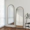 WDWRITTI Full-Length Mirror, 50 x 150 cm, Black Metal Frame view 1