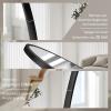 WDWRITTI Full-Length Mirror, 50 x 150 cm, Black Metal Frame view 2