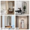 WDWRITTI Full-Length Mirror, 50 x 150 cm, Black Metal Frame view 3