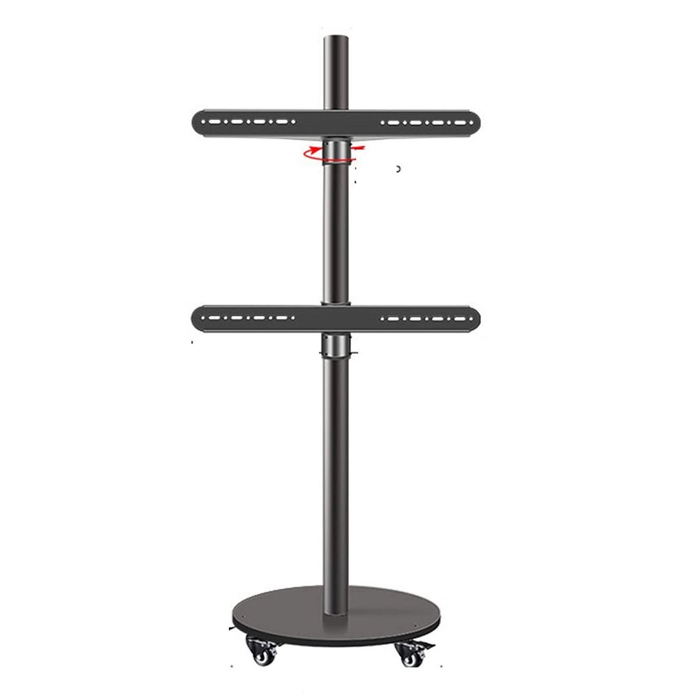 Mobile TV Cart on Wheels for 37–75-Inch TVs