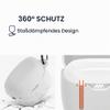 kwmobile Case Compatible with JBL Tune Flex, White TPU Silicone Cover view 4