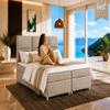 Best For Home Trinity K13 Box Spring Bed with Storage, Mattress and Topper view 3