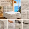 Best For Home Trinity K13 Box Spring Bed with Storage, Mattress and Topper view 4