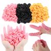 HUFFA 100-Pack Disposable Natural Rubber Finger Cots, Non-Slip, Antistatic, White view 2