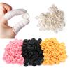 HUFFA 100-Pack Disposable Natural Rubber Finger Cots, Non-Slip, Antistatic, White view 3