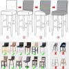 Stretch Bar Stool Covers with Backrest, 2/4/6/8 Pieces, Color #18 view 4