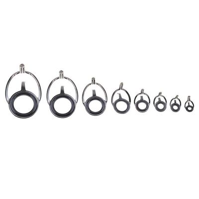 8-Piece Oval Fishing Rod Repair Set, Assorted Sizes