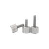 WILLWA 304 Stainless Steel Knurled Thumb Screws, Metric Thread, Knurled Head, M5, 10 mm, 5 pcs view 1