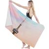 Sky Rainbow Cloud Building Canada Television Tower Microfiber Bath Towel, 70 x 140 cm view 1