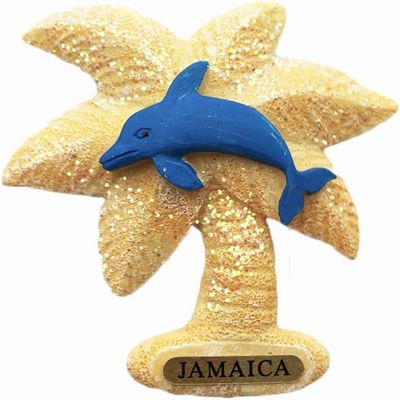 Jamaica Coconut Tree Refrigerator Magnet