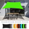 Rectangular Sun Shade Sail 6 x 6.5 m, Waterproof, UV Protection, Soft Green view 1