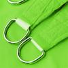 Rectangular Sun Shade Sail 6 x 6.5 m, Waterproof, UV Protection, Soft Green view 3