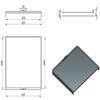Pull-Out Full Lid, Anthracite, for COX Waste Systems, 50 cm Cabinet Width view 2