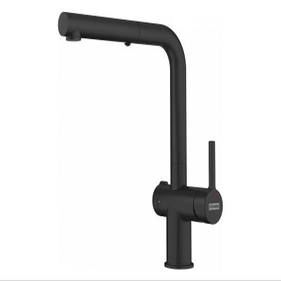 Franke Active L Twist Matte Black High-Pressure Faucet