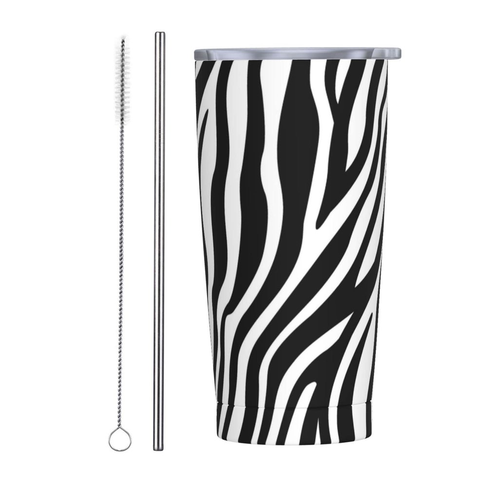 LOUJIN 590 ml Halloween Pumpkin Travel Tumbler with Straw and Lid