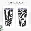 LOUJIN 590 ml Halloween Pumpkin Travel Tumbler with Straw and Lid view 3