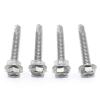 STORKY 10/20-Piece Washer-Head Hex Self-Drilling Stainless Steel Sheet Metal Screws M4.2 M4.8 M5.5 M6.3 Hardiflex Screws (Color: 50 mm, Size: M6.3, 10 Pieces) view 2