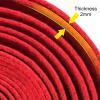 Red Carpet Runner, 1 x 10 m, 2 mm Thick, Cuttable view 3
