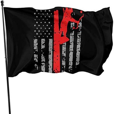 Deer Hunting US Deterrent Patrol Flag 3 x 5 Ft Banner with Grommets, Outdoor Indoor Decor