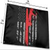 Deer Hunting US Deterrent Patrol Flag 3 x 5 Ft Banner with Grommets, Outdoor Indoor Decor view 3