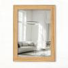 CLAMARO Vision Wall Mirror 40 x 175 cm, Catania Oak Frame view 2