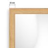 CLAMARO Vision Wall Mirror 40 x 175 cm, Catania Oak Frame view 4
