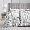 TOPUNY Math Geometry Geek Calculus Print Soft Plush Throw Blanket view 4