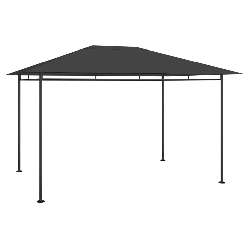 vidaXL Gazebo 4 x 3 x 2.7 m Anthracite 180 g/m