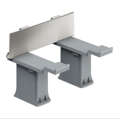 hansgrohe Axor Universal Adapter Set, Stainless Steel Look