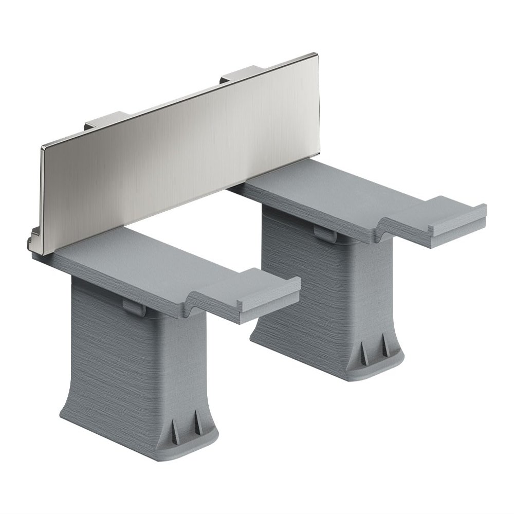 hansgrohe Axor Universal Adapter Set, Stainless Steel Look