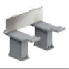 hansgrohe Axor Universal Adapter Set, Stainless Steel Look view 1