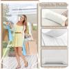 Magnetic Insect Screen Door, No-Drill Mosquito Net, Automatic Closing, 190 x 205 cm, White view 3