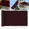 Waterproof Rectangular Shade Sail 3 x 4 m, 98% UV Protection, Burgundy view 1