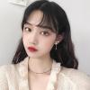 XJruixi Silver-Tone Star Tassel Zircon Drop Earrings for Women view 2