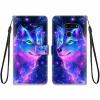 KARTXITAI Flip Wallet Case for LG G8/G8 ThinQ, PU Leather, Wolf Pattern view 1