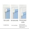time4blinds Mini Roller Blind Basic, No-Drill, 130 x 140 cm, Classic White, Right-Side Control view 4