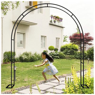 Metal Garden Rose Arch Trellis, 120 × 220 × 25 cm