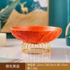 Modern Orange Fruit Bowl for Tabletop Storage view 2