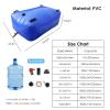 Blue PVC Water Storage Bladder, Portable Emergency Water Tank with Handle, 29/132/396/795 Gallons view 3