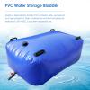 Blue PVC Water Storage Bladder, Portable Emergency Water Tank with Handle, 29/132/396/795 Gallons view 4