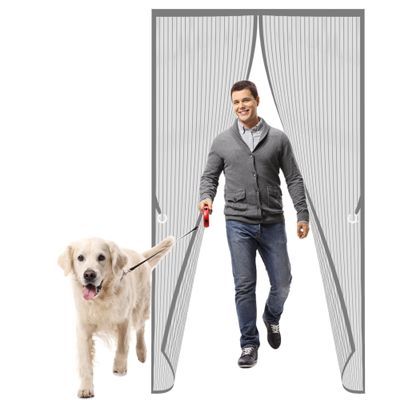 Magnetic Screen Door, 220 x 235 cm, No-Drill Insect Curtain