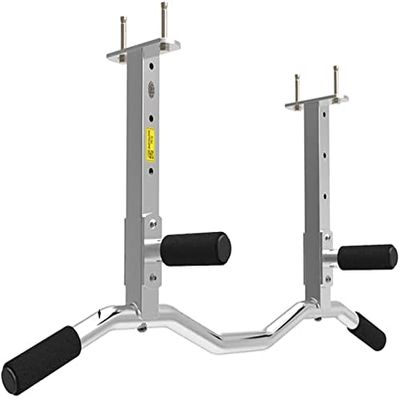 Samnuerly Stainless Steel Wall-Mounted Pull-Up Bar, Silver, 100 × 35 cm
