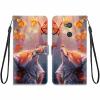 KARTXITAI Flip Wallet Case for Sony Xperia L2, PU Leather, Fox/Butterfly Pattern view 1