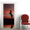 3D Horse Door Wallpaper Sticker, Self-Adhesive, 88 x 200 cm view 3